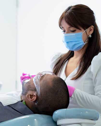 Limpieza dental ultrasónica